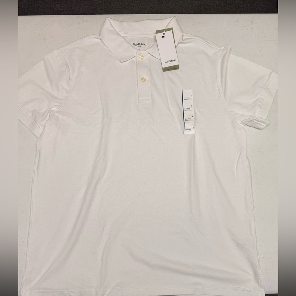 Goodfellow & Co Crisp White Polo Shirt